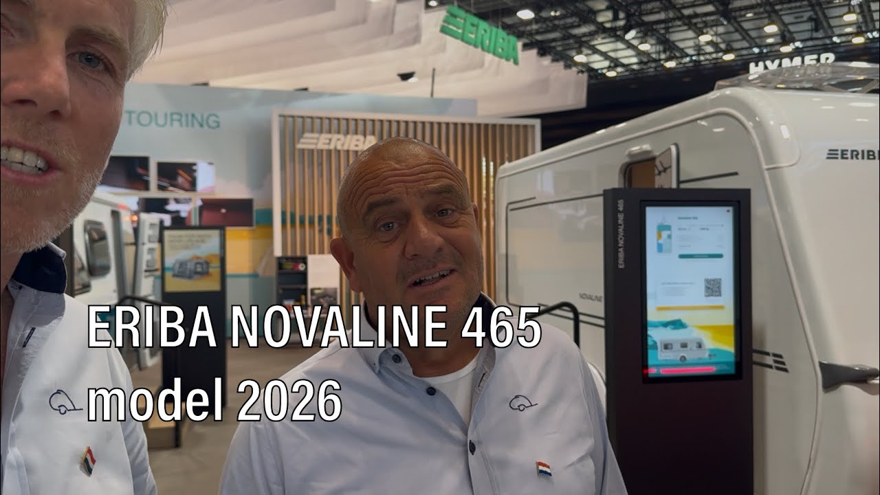Primeur: Eriba NovaLine 465 model 2026  (en alvast een klein stukje van de Nova Line 485)