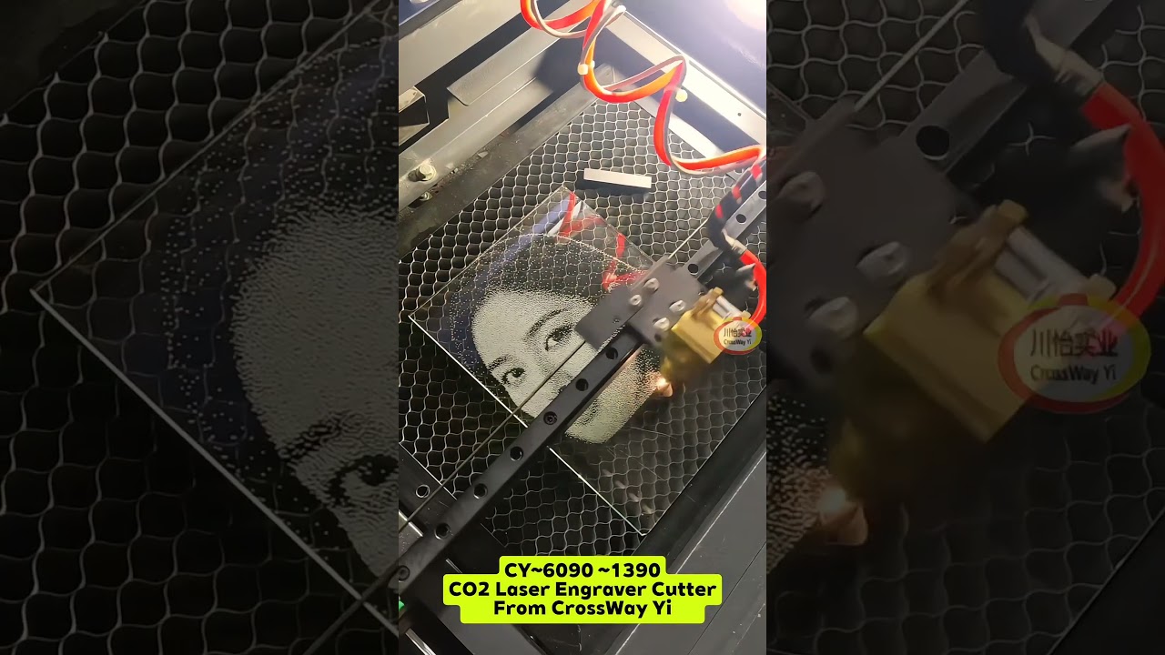 CO2 Laser Machine For Engraving LED Acrylic Littles