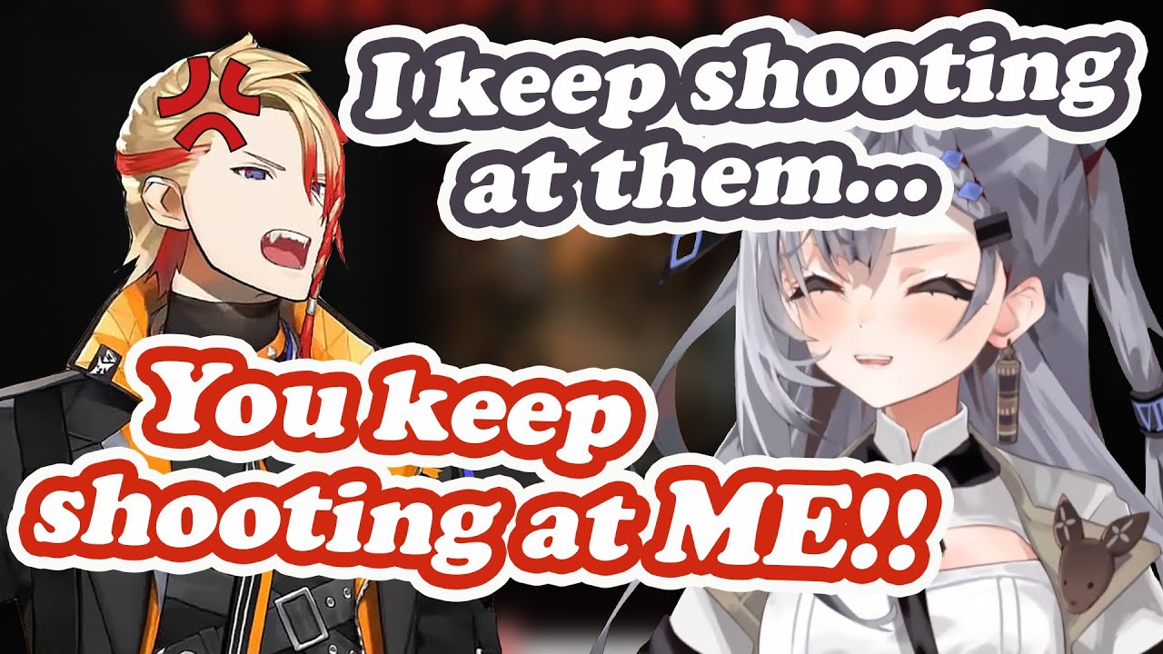Zeta and Axel acting like Cat vs Dog throughout the collab (Hololive/Eng Sub)
