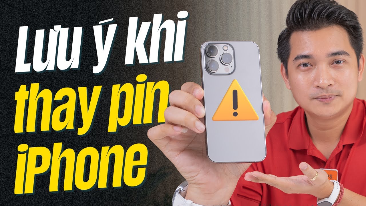 Trước khi thay pin cho iPhone nên lưu ý những thứ này !!!