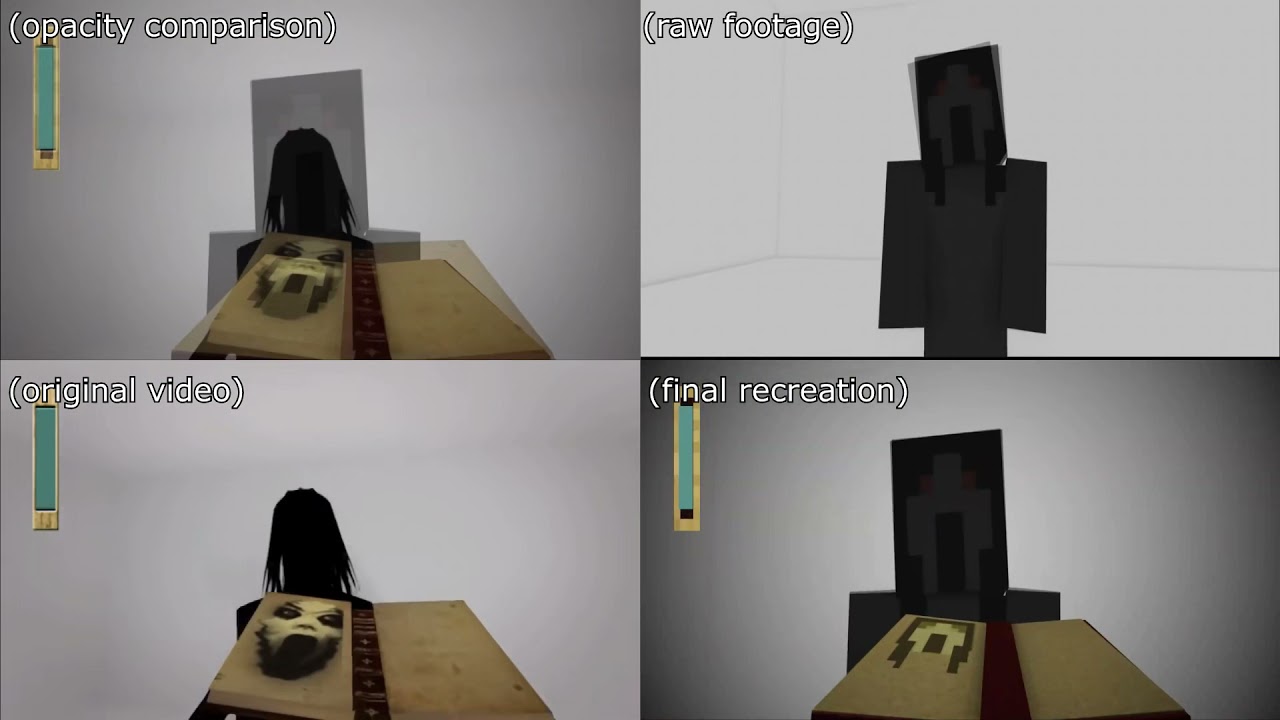 SLENDRINA COLLECTION | Minecraft vs Original | Minematic Recreation Comparison
