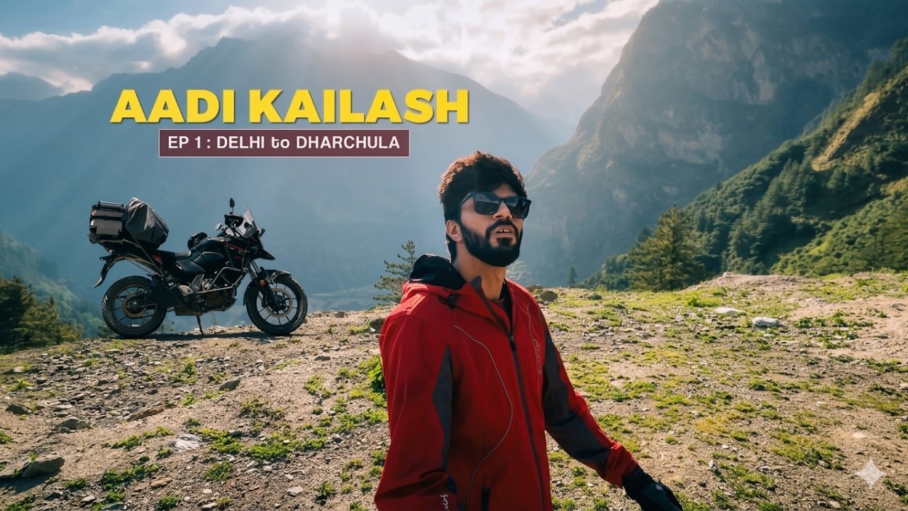 Aadi Kailash Yatra 🚩 | Ep 1 - Delhi to Dharchula Nonstop Solo Ride