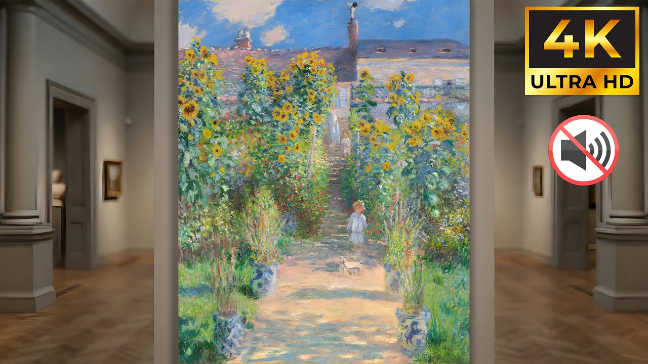 Turn Your TV Into Timeless Art | 4K TV Art | The Artist’s Garden at Vétheuil | 3 Hours