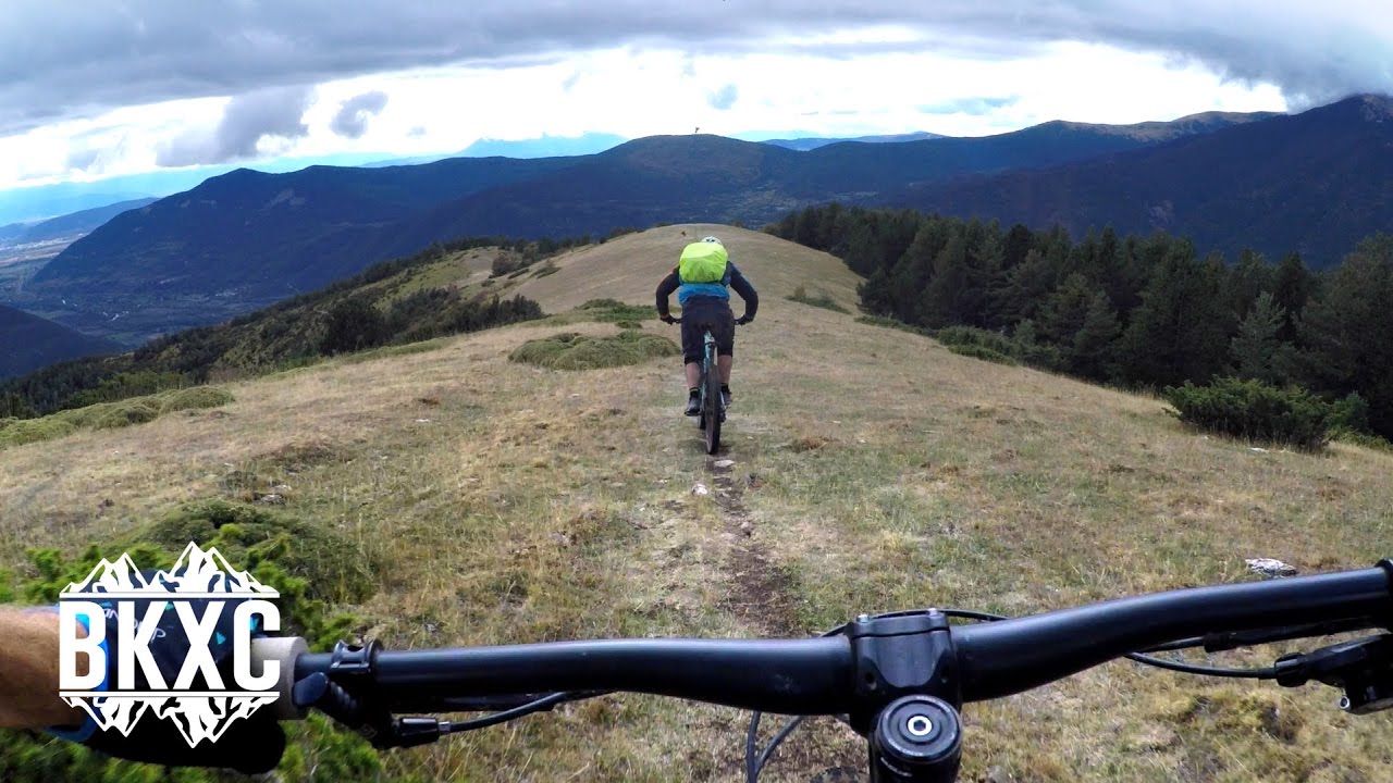Mountain Biking near Biescas, Spain, with BasqueMTB