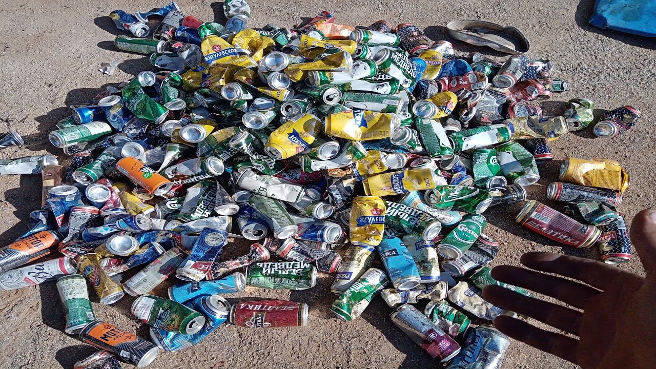 Сколько можно заработать собирая пивные банки?