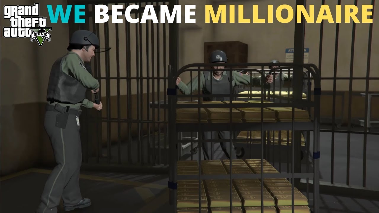 THIS GOLD ROBBERY MADE US MILLIONAIRE | GTA V GAMEPLAY