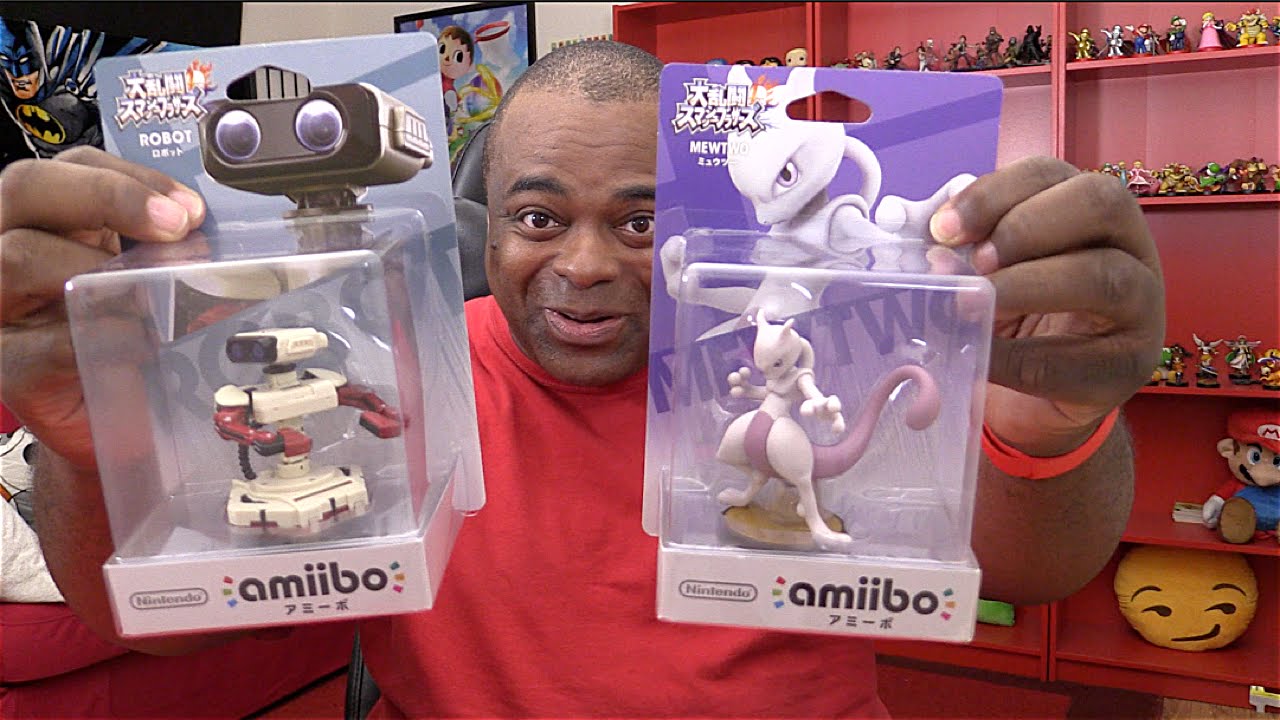 Распаковка фигурок AMIIBO Мьюту и R.O.B. из FAMICOM!
