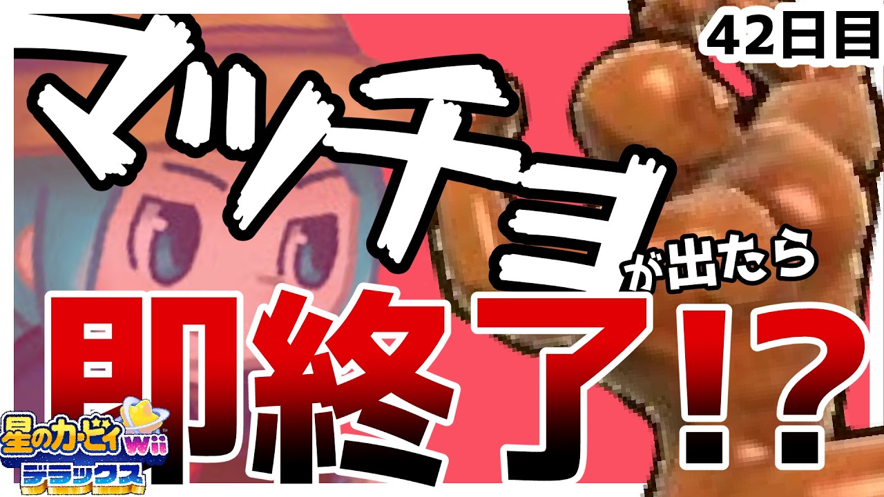 マッチョが出たら即終了!?格闘王への道クリアせよ！42日目【wiiデラ】