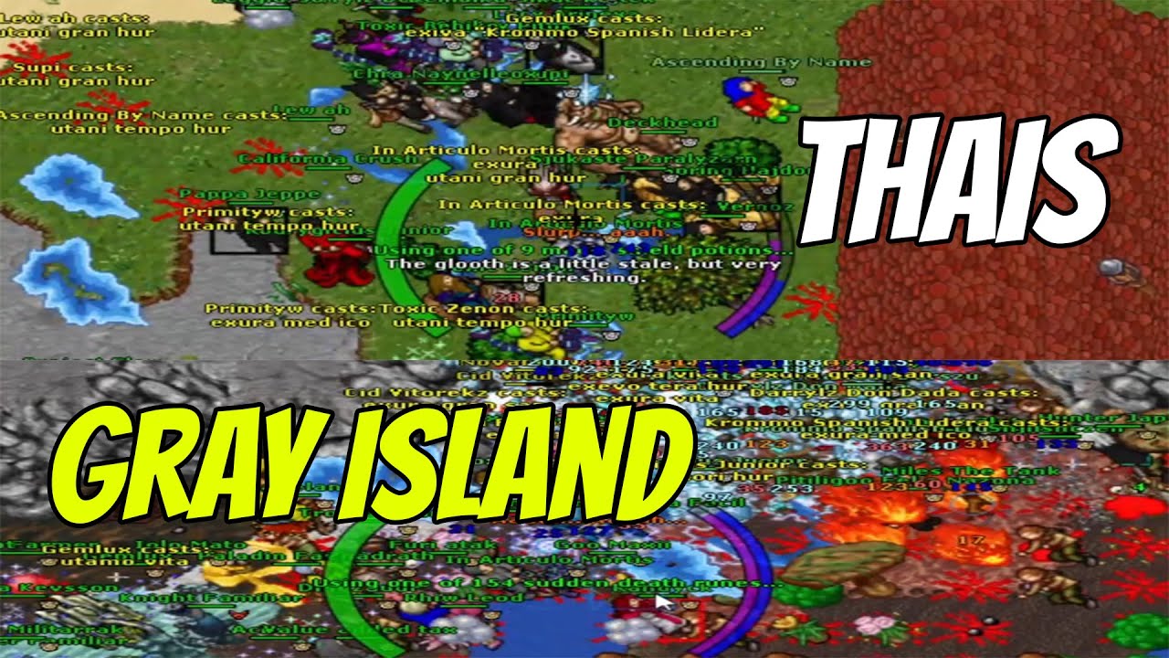 Tibia War - Furia -  Retro Hardcore Pvp - Thais and Gray Island Fights