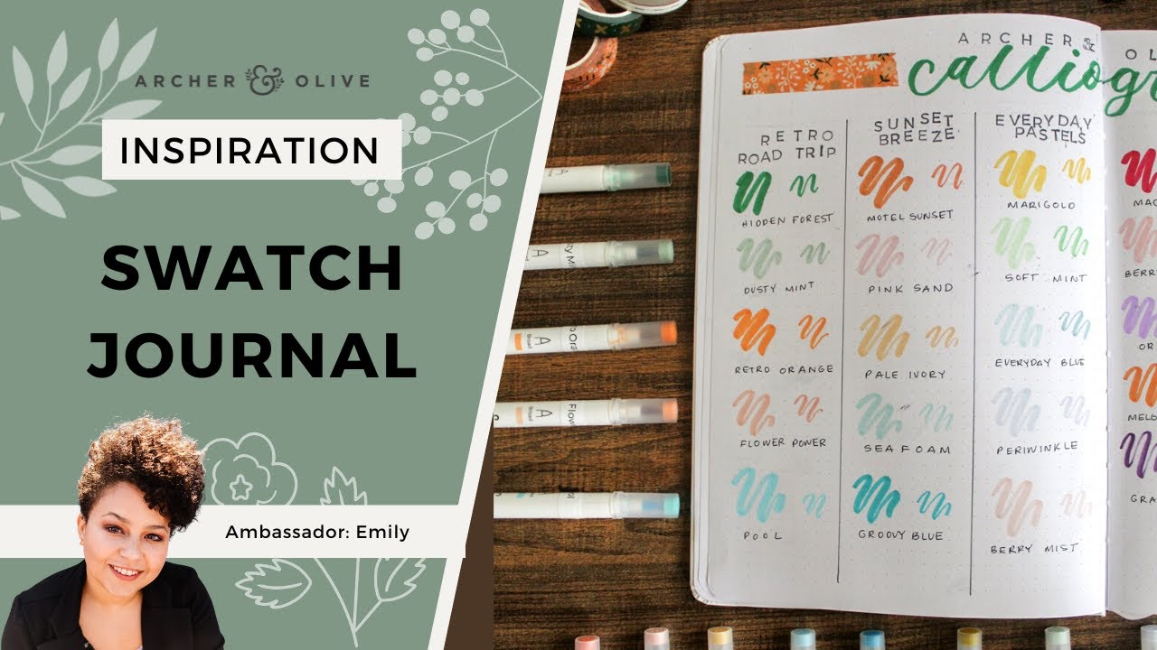 How To Set Up A Pen Swatch Journal