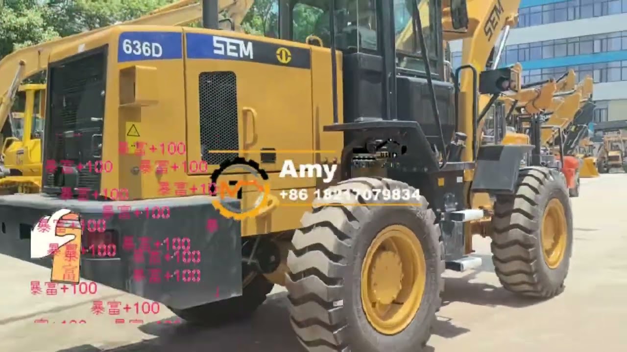Sem 636d new wheel loader strong engine