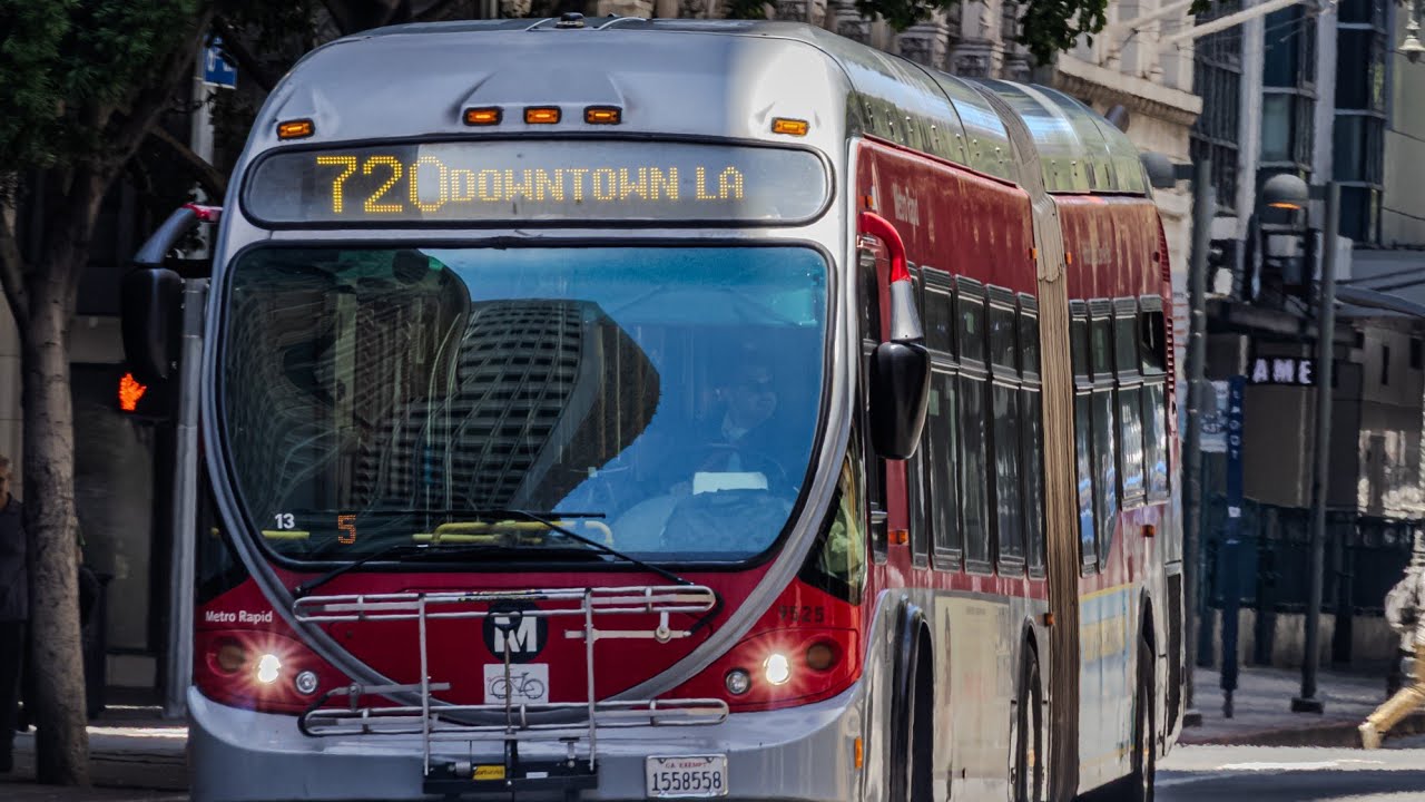 Downtown Los Angeles & Wilshire Center Bus, Subway, & Light Rail Action