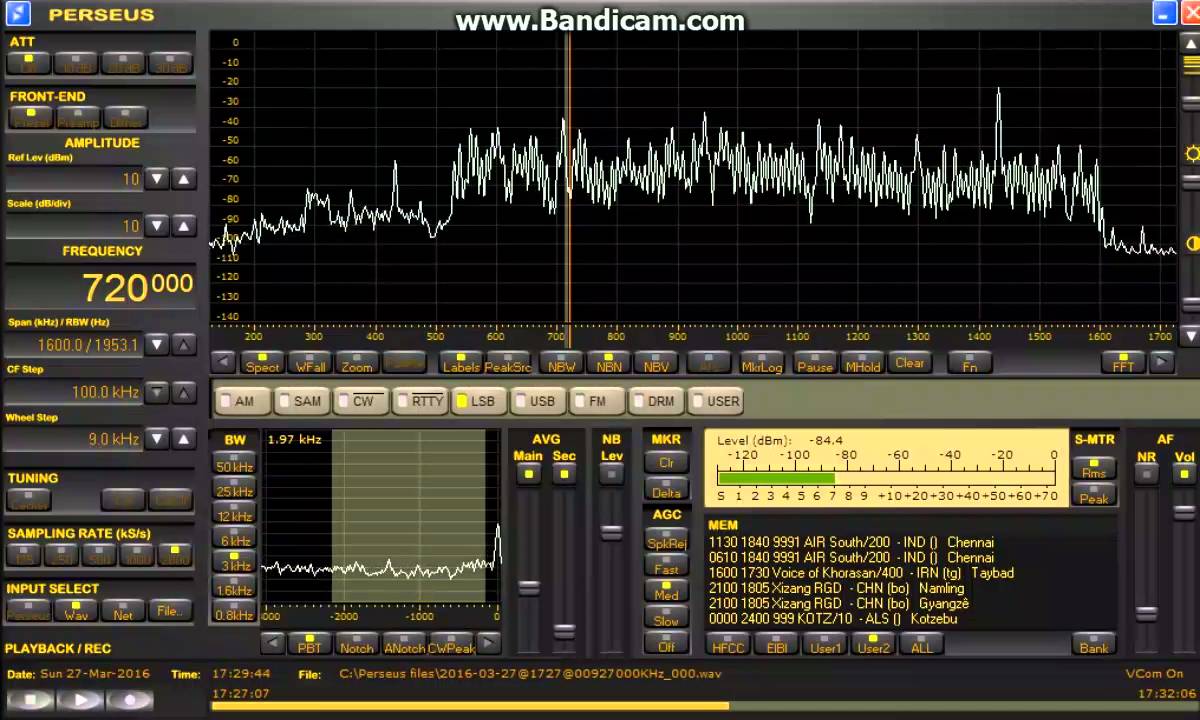 720 kHz AIR / Mar 27,2016 1730 UTC