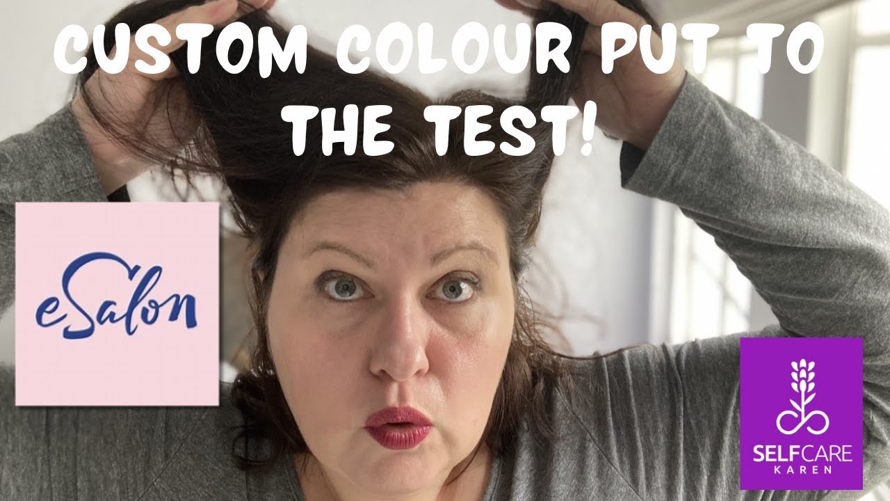 Trying eSalon Custom Home Hair Dye | First Impressions & Honest Review 💜 Selfcare Karen