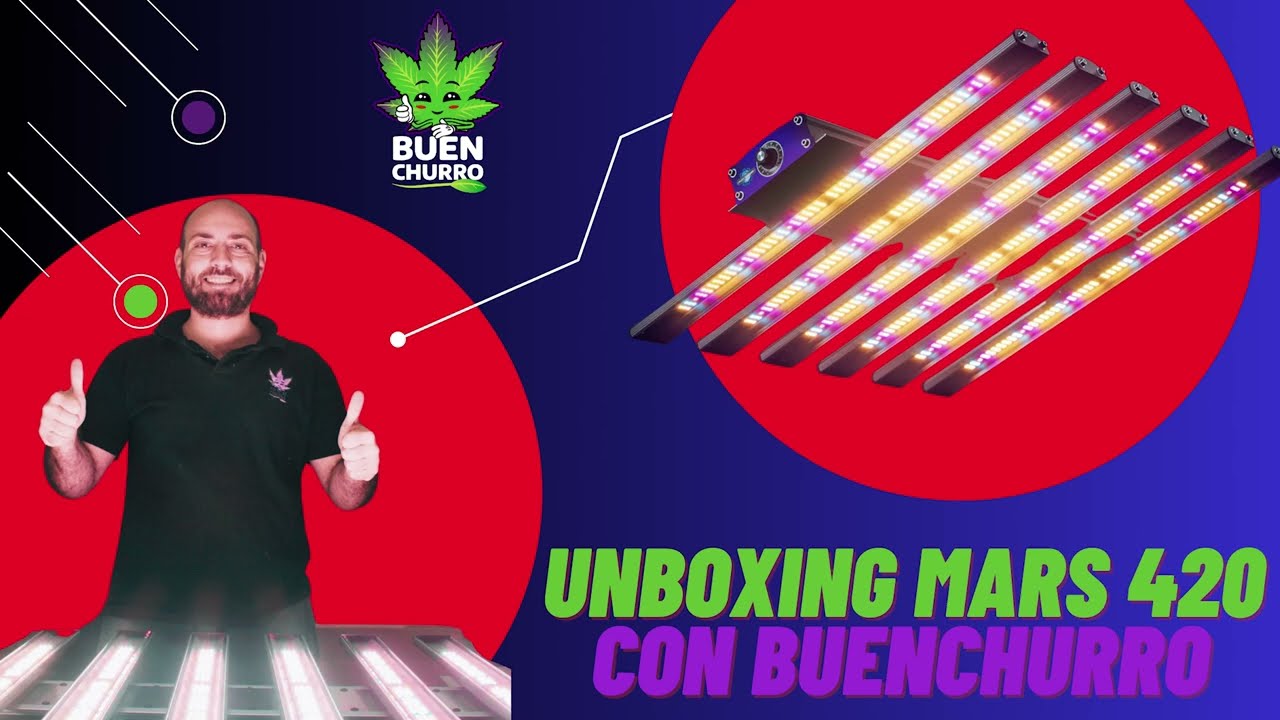Rese&ntilde;a LED CRI MARS 420 CL SAMSUNG - Cultivo con BuenChurro- Equipo ideal para 1m x 1m