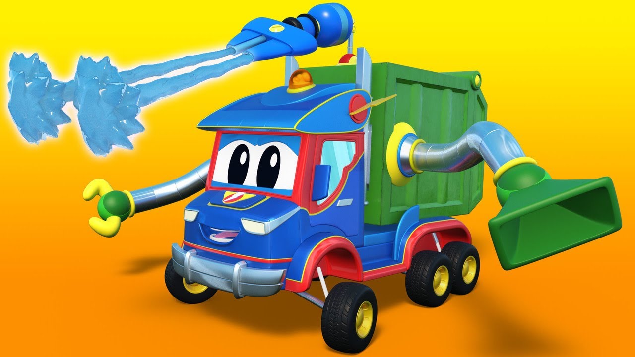 Super M&Uuml;LLAUTO zur RETTUNG! | SuperTruck - Rettung | Auto Cartoons f&uuml;r Kinder