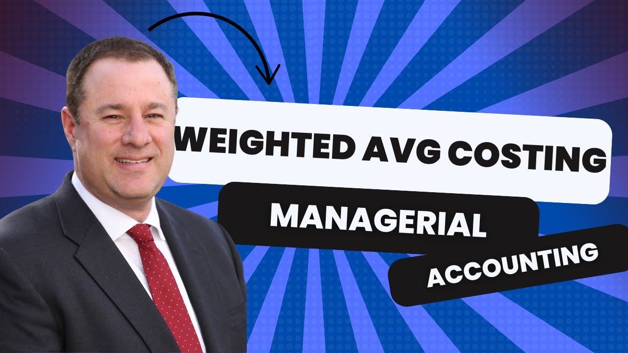 Managerial Accounting: Weighted Average Process Costing &ndash; Full Problem Walkthrough