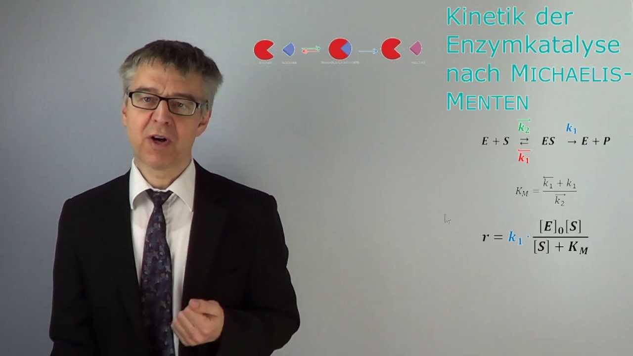 Mechanismus einer Enzymkatalyse nach MICHAELIS-MENTEN -Reaktion wechselt von 0. auf 1. Ordnung PC-53