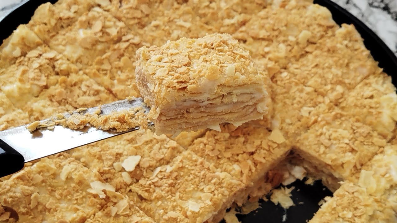 🔴 Əfsanəvi böyük NAPALEON tortu🔴 çox ləzzətlidir 😋