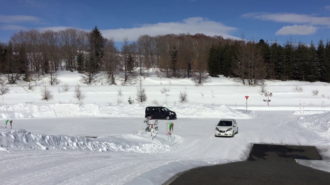 日産北海道陸別試験場の坂路を登るノートe-POWER　#オジ旅PR #日産ノート #陸別町