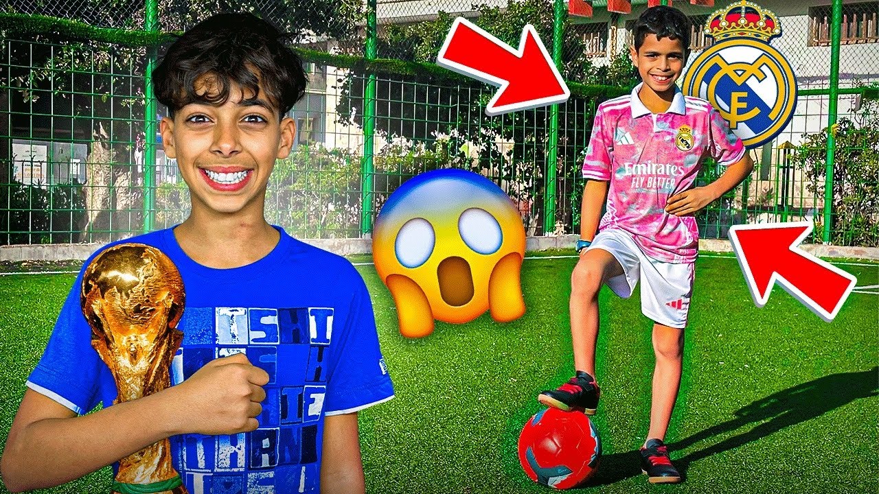 حولت أخي صغير إلى لاعب كرة القدم ⚽️😱 ريان كان غادي يتهرس 💔😭