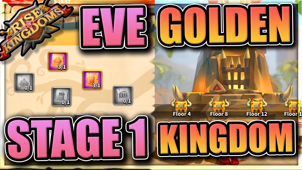 Eve of the Crusade Stage 1 [Our score is insane?] + Golden Kingdom | ROK