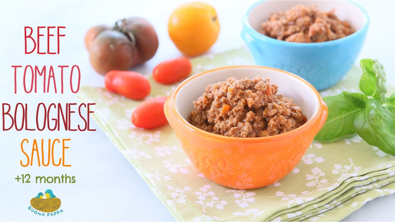 Baby Bolognese Sauce recipe - baby food +10M