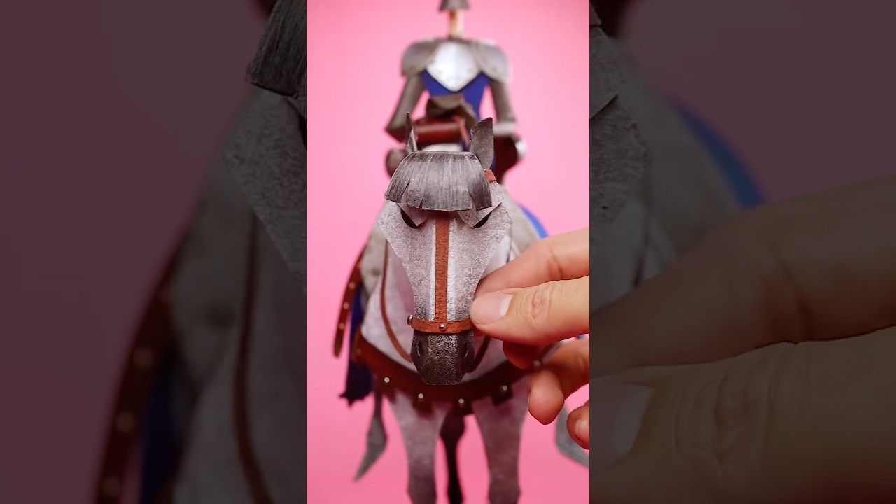 I made a paper horse🐴 kind of…