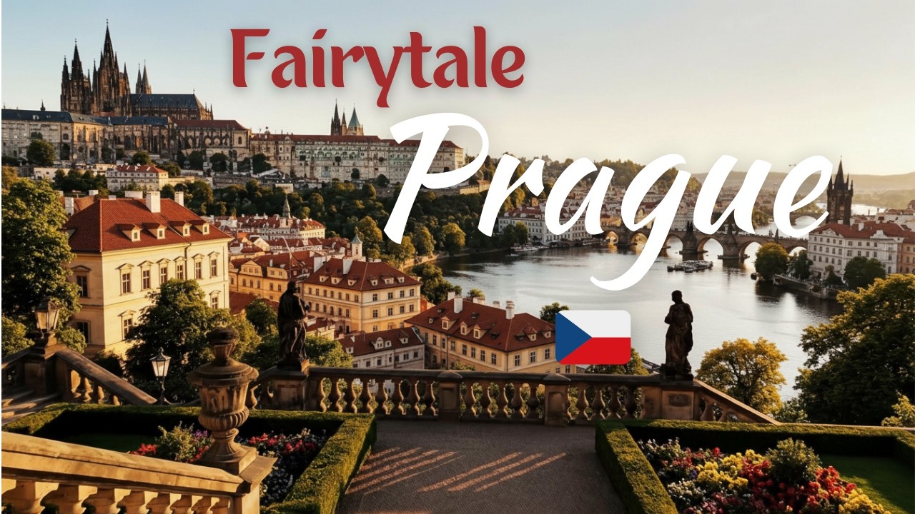 Beautiful Prague 🇨🇿 Fairytale Music & Scenic Travel Footage of the Czech Republic