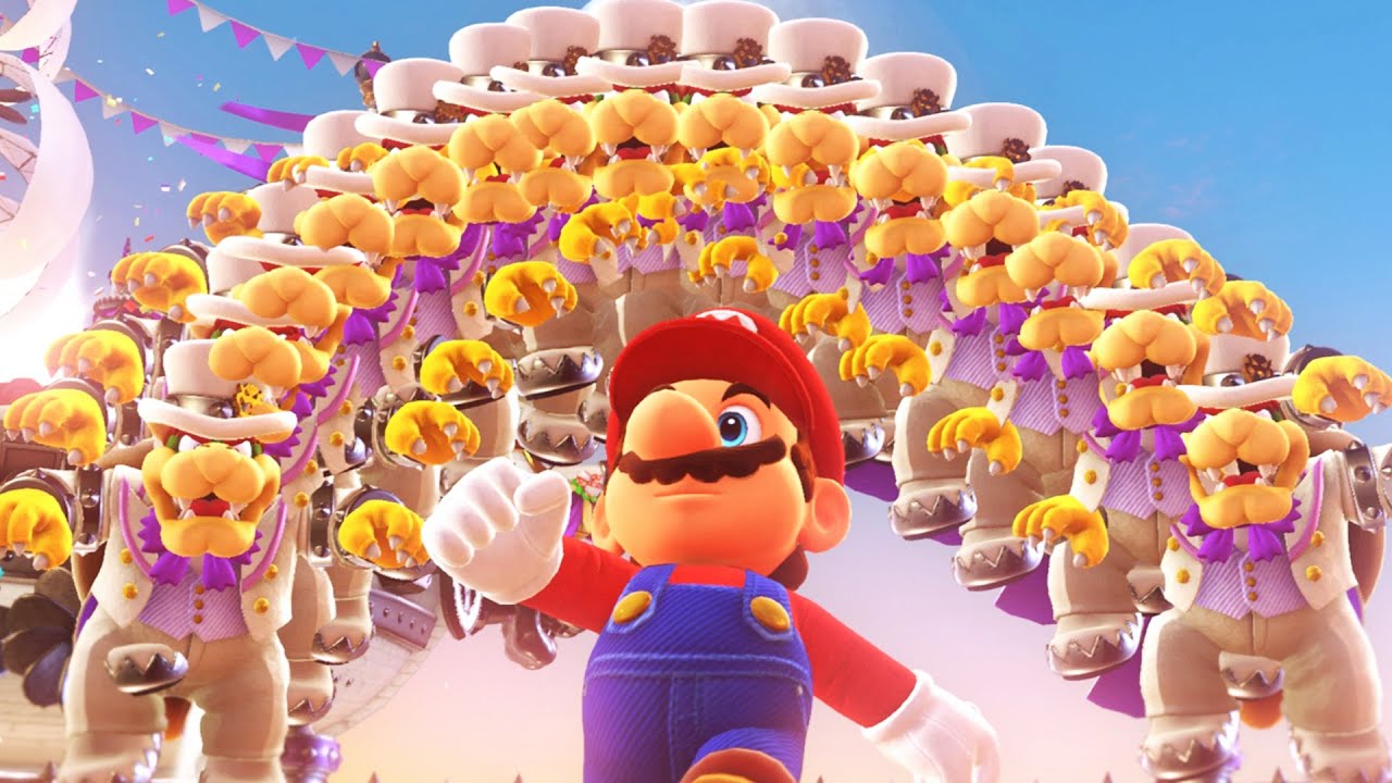 What If You Fight 20 Bowsers At Once? - Super Mario Odyssey