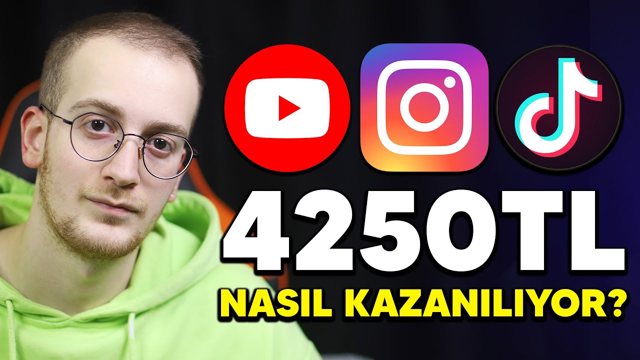 İNTERNETTE 4250 TL (ASGARİ &Uuml;CRET) NASIL KAZANILIYOR? - İnternetten Para Kazanma