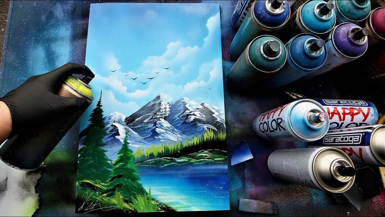 Essence of Spring - SPRAY PAINT ART by Skech