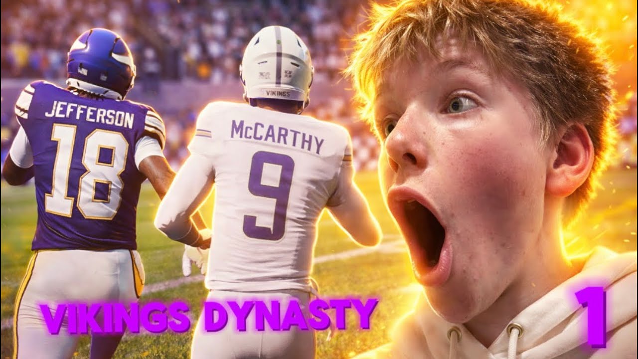 Can I Build A Dynasty With The Minnesota Vikings In Madden 26?! EP.1 (Trades, Free Agency, Draft)￼