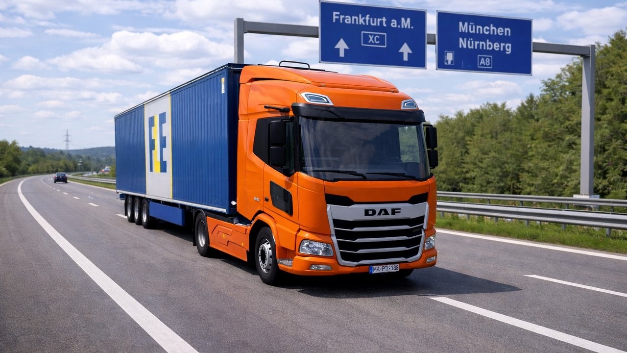 Driving from Stuttgart to Munich with a DAF XD - Euro Truck Simulator 2