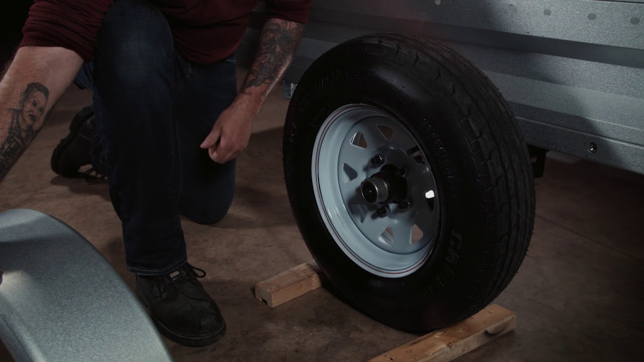 Moving your axle forward on a 5' x 10' Stirling trailer