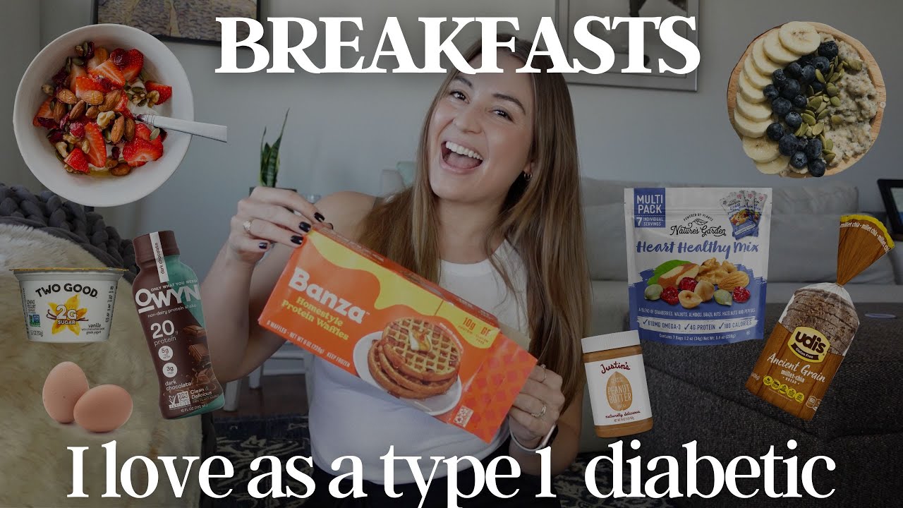 5 Breakfasts that I LOVE as a type 1 diabetic! (with gluten free & veg options!)