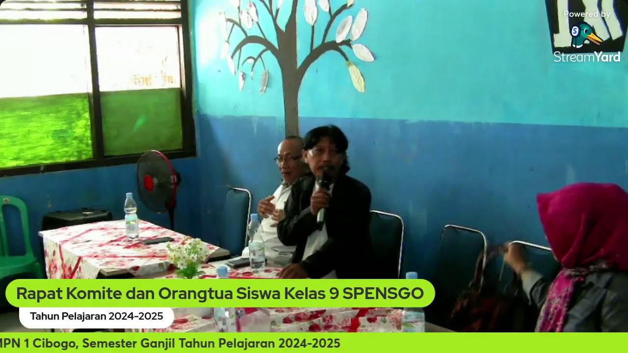 Rapat Komite Sekolah SPENSGO dan Orang Tua Siswa Kelas 9