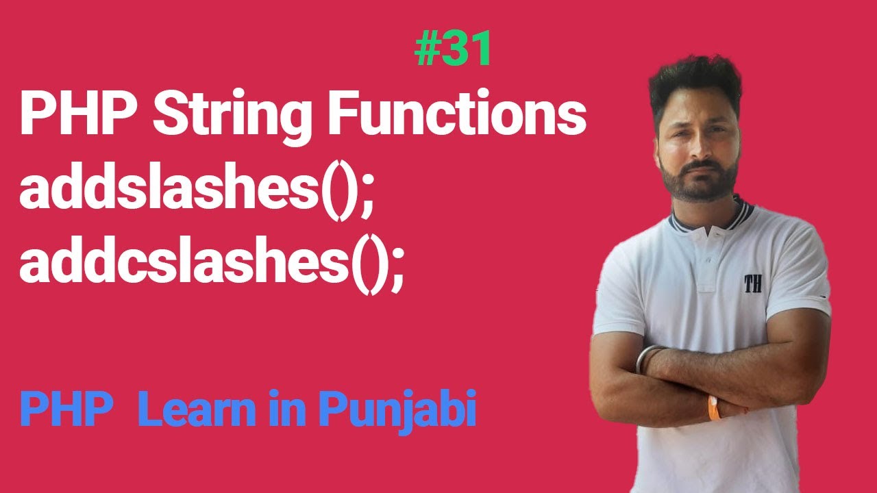 PHP addslashes() and addcslashes() Function