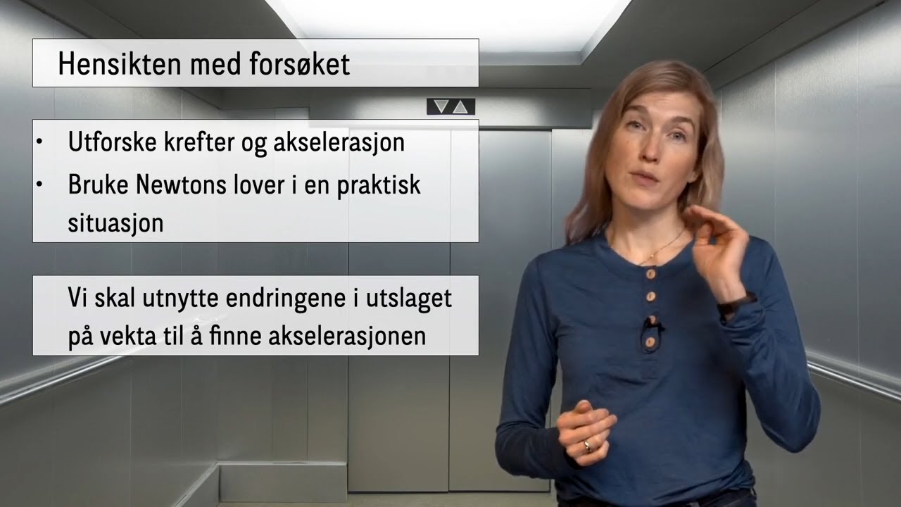 Fysikk 1: Lab om måling av akselerasjonen i en heis