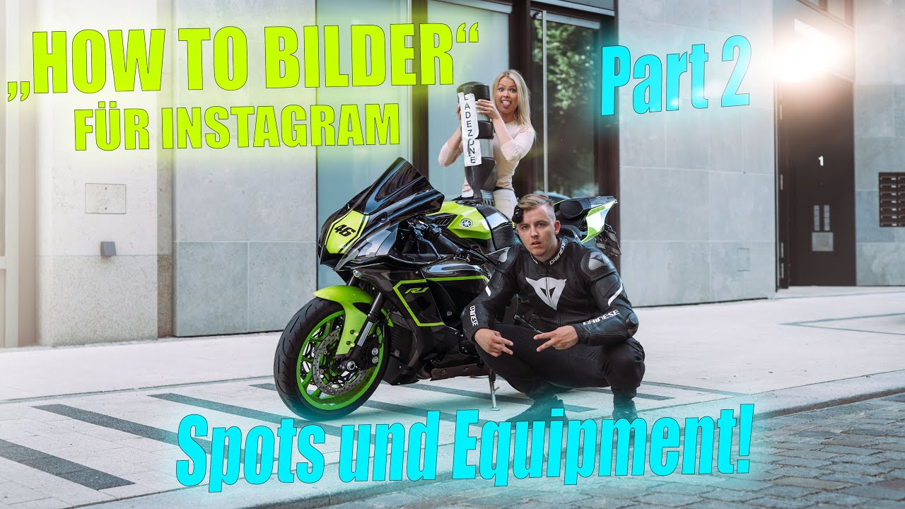 Fotoshooting f&uuml;r Instagram - Motorrad-Content | S1000RR & R1 | diekendra und Todee