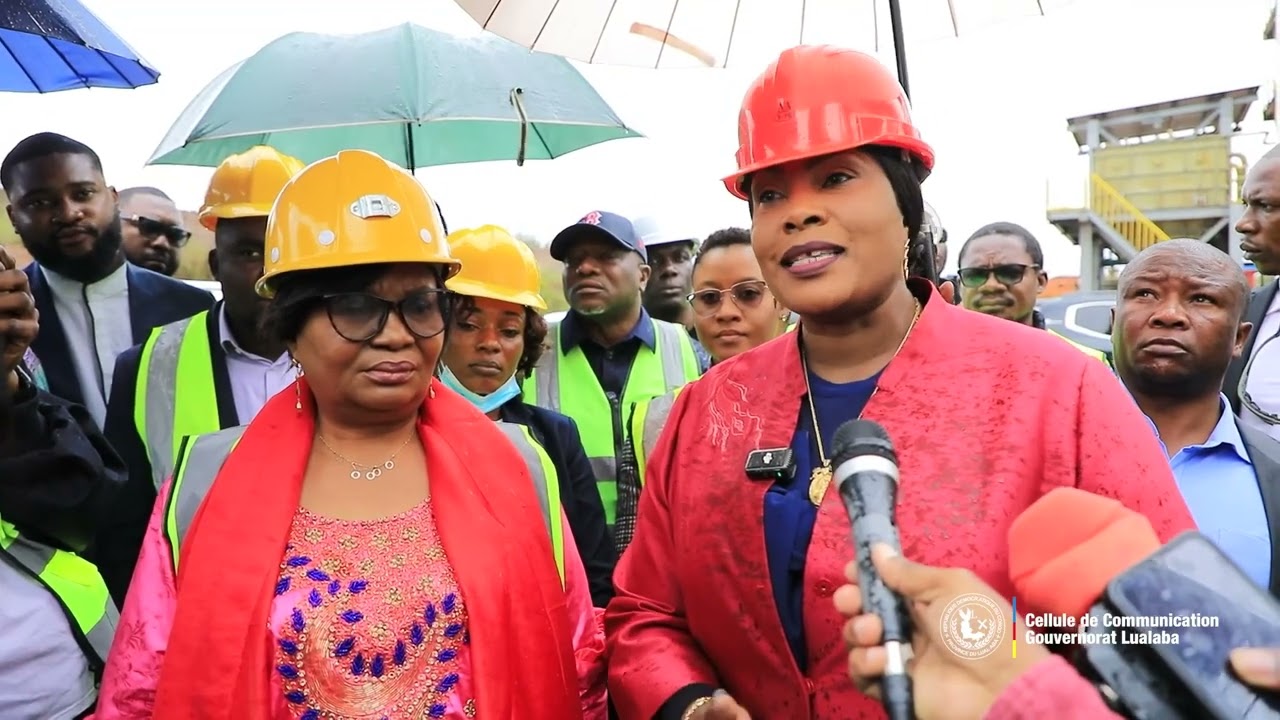 LUALABA : LA MINISTRE NATIONALE DE L'ENVIRONNEMENT EN VISITE DE RUASHI MINING