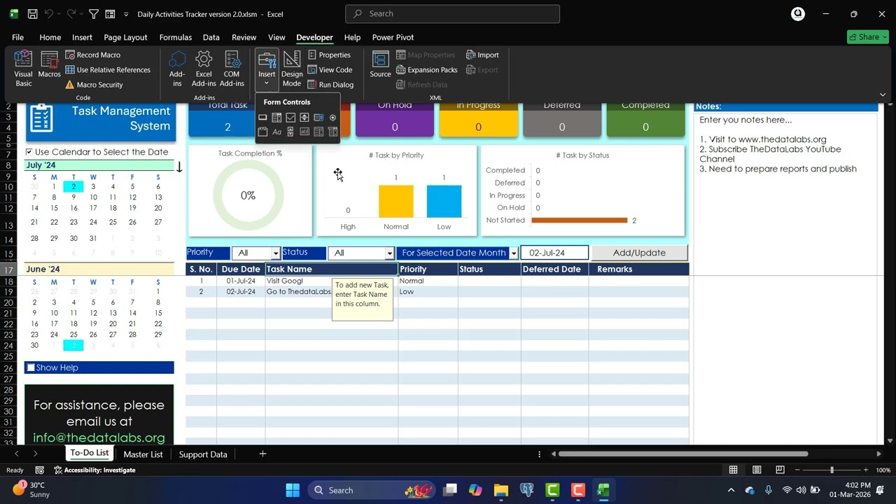 Włączanie kontrolek ActiveX w programie Excel i VBA