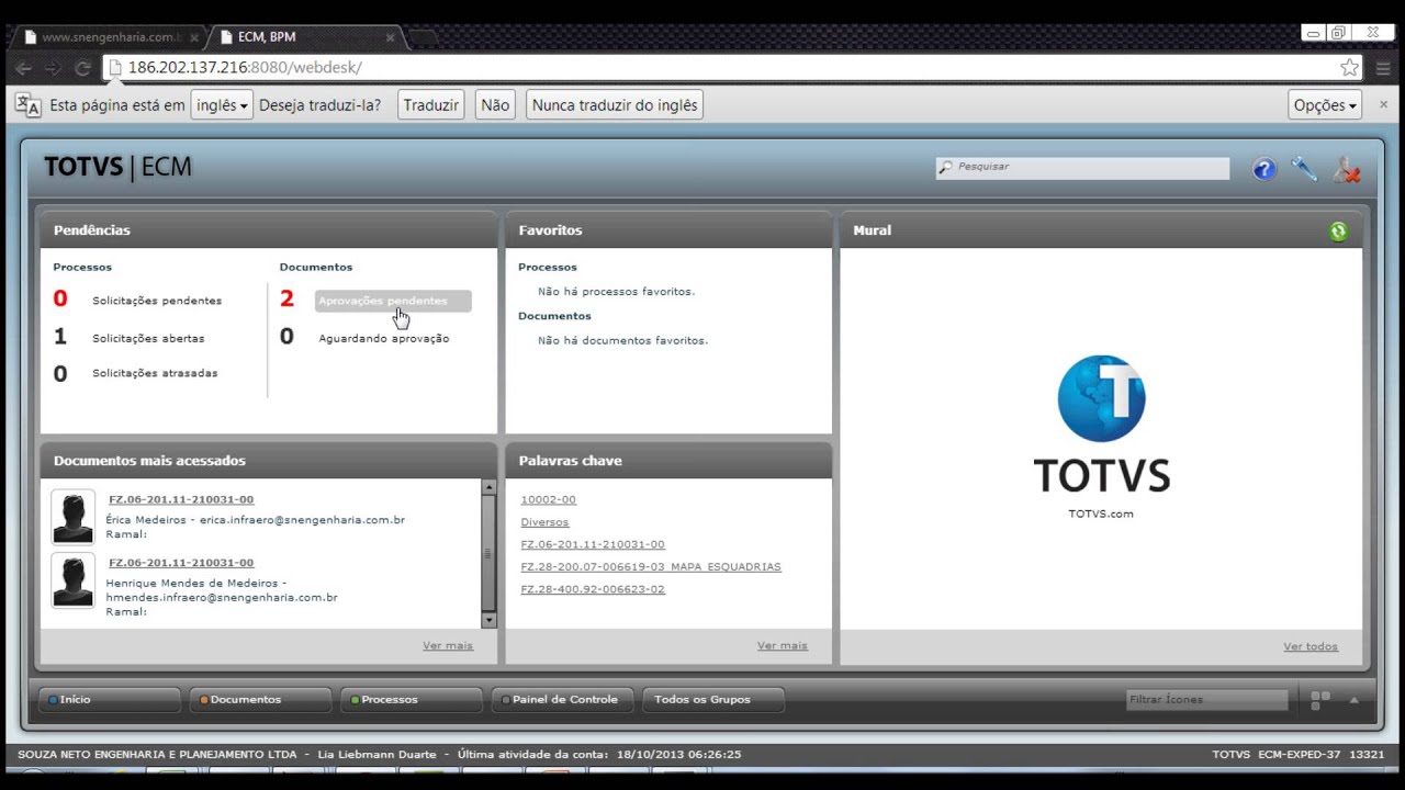 Projeto Video Aula   Totvs ECM 2 2