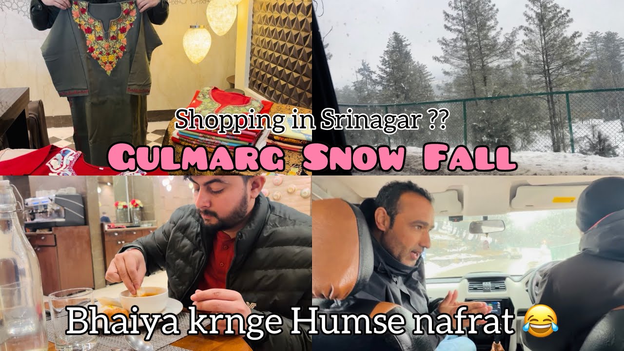 Gulmarg Snow Fall | Srinagar shopping #honeymoon #srinagar #gulmarg #snow #snowfall #viral #trending
