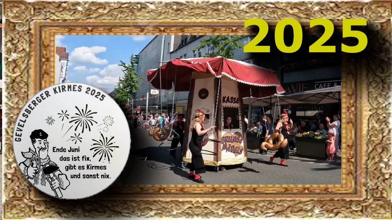„Kirmeszug Gevelsberg 2025: Die schrillsten Highlights in 16 Minuten“