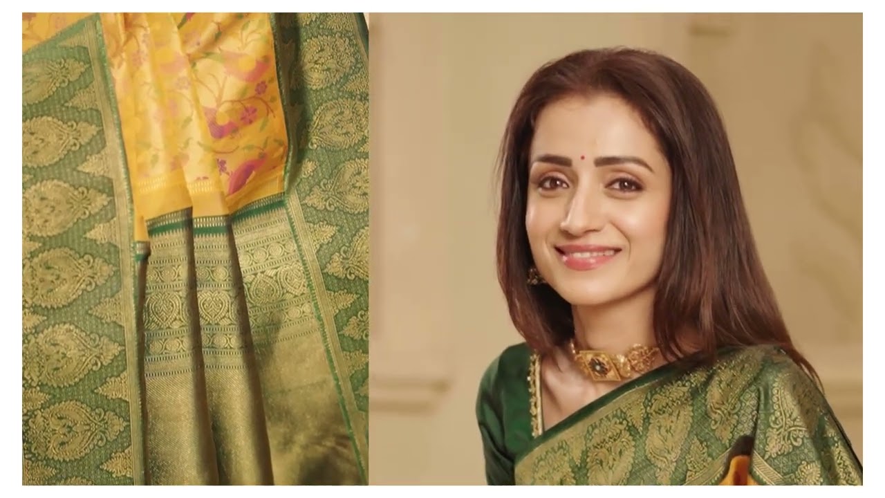 Trisha Glows in Pothys Samudrika Pattu | Bridal Silk Sarees 2025 ✨