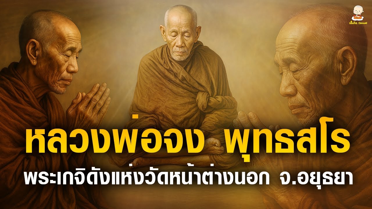 หลวงพ่อจง พุทธสโร พระเกจิดังแห่งวัดหน้าต่างนอก จ.อยุธยา