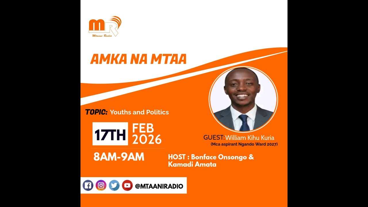 Amka Na Mtaa-Youths and Politics