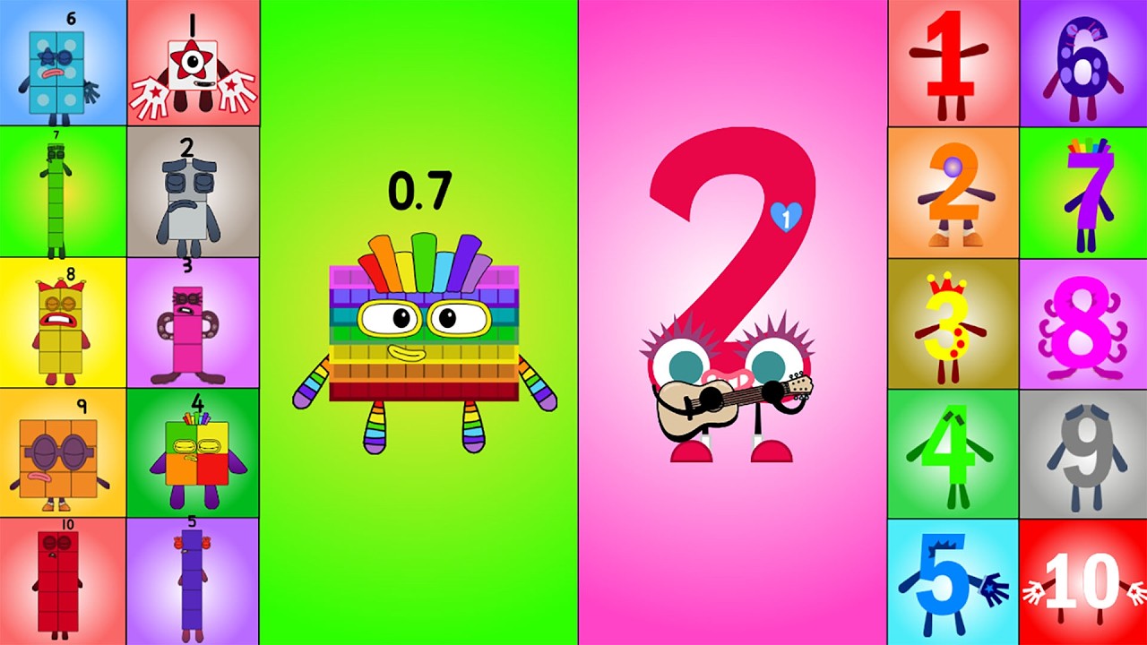 Mashup Number Friends Band 1-10  vs Uncannyblocks Band OC 1 2 3 I Video Contest 2026!!