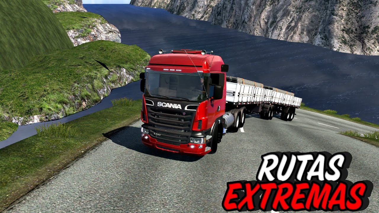 RUTAS EXTREMAS - SE DESCONTROLA UN POCO EL VIAJE! CURVAS DRIFT Y MAS - ETS2 MODS 1.54